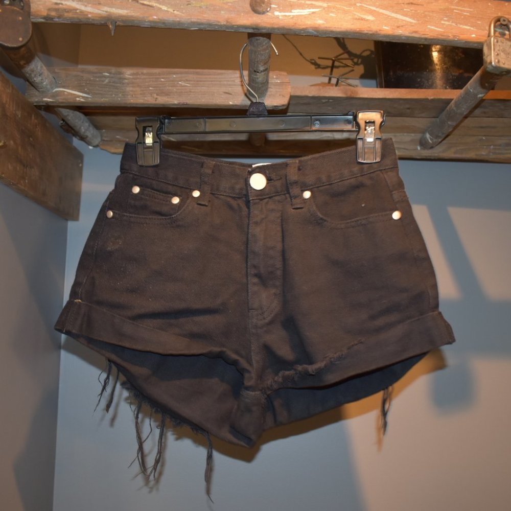 Black Princess Polly Jean Shorts